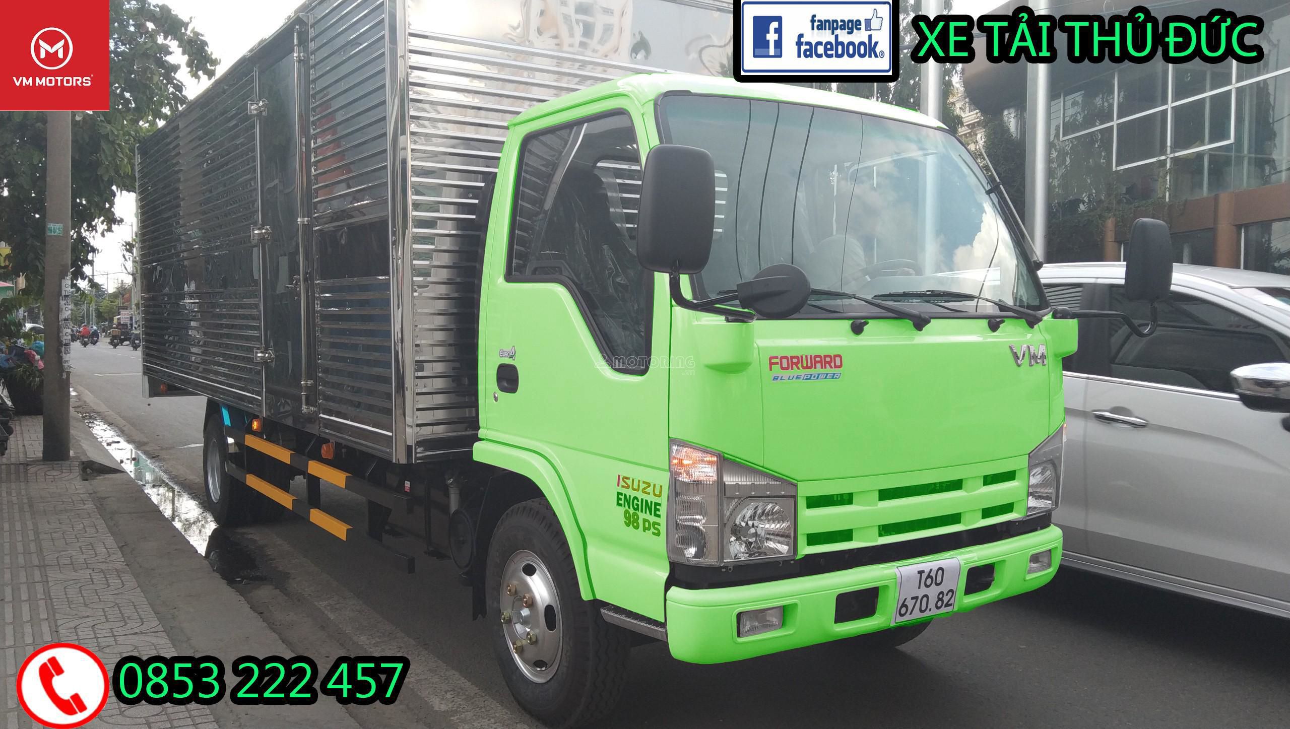 Isuzu VM 1t9 đời 2020 thùng dài 6M2